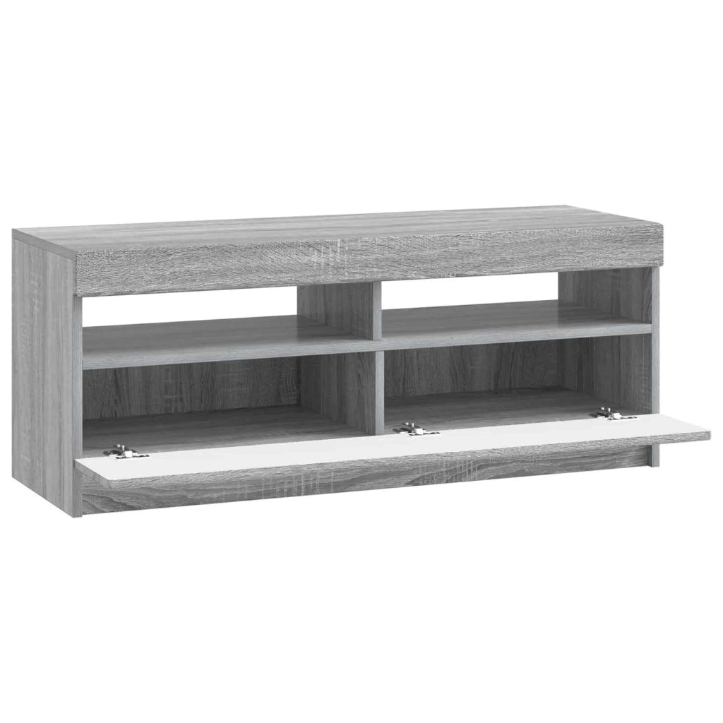 Mobile TV LED Sonoma grigio Legno ingegnerizzato 897871
