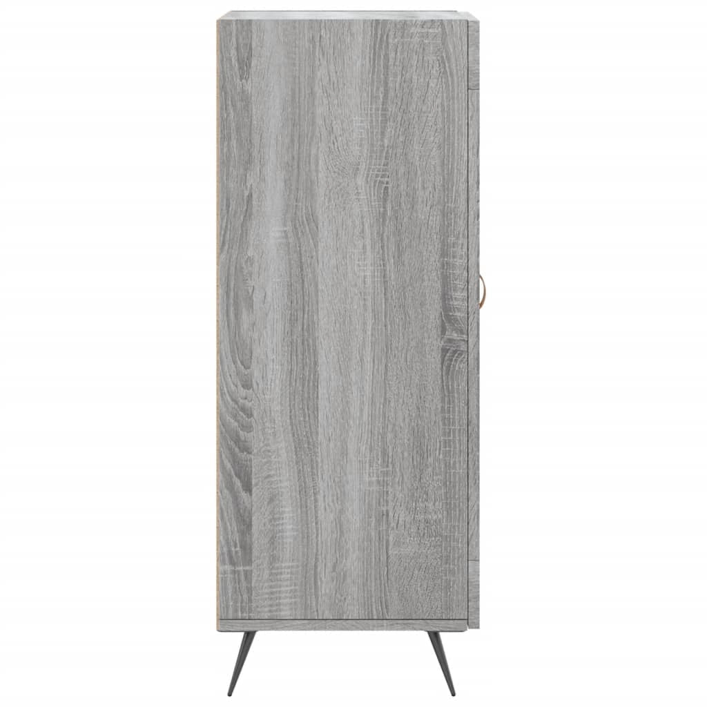 Buffet credenza cassettiera armadio mobile contenitore organizer cucina soggiorno Sonoma 34,5 x 34 x 90 cm legno ingegnerizzato grigio 02_0036329