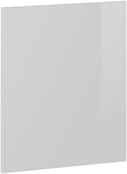Frontale cucina R-Line, Bianco lucido, 59.6 x 71.3 cm frontale del mobile per mobile forno a mezza altezza, adatto per armadi da cucina R-Line per un montaggio semplice