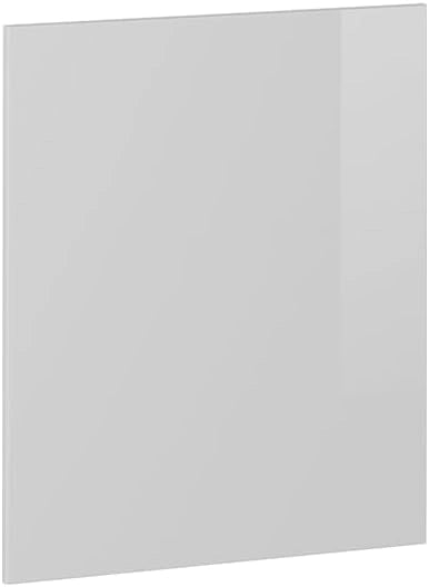 Frontale cucina R-Line, Bianco lucido, 59.6 x 71.3 cm frontale del mobile per mobile forno a mezza altezza, adatto per armadi da cucina R-Line per un montaggio semplice