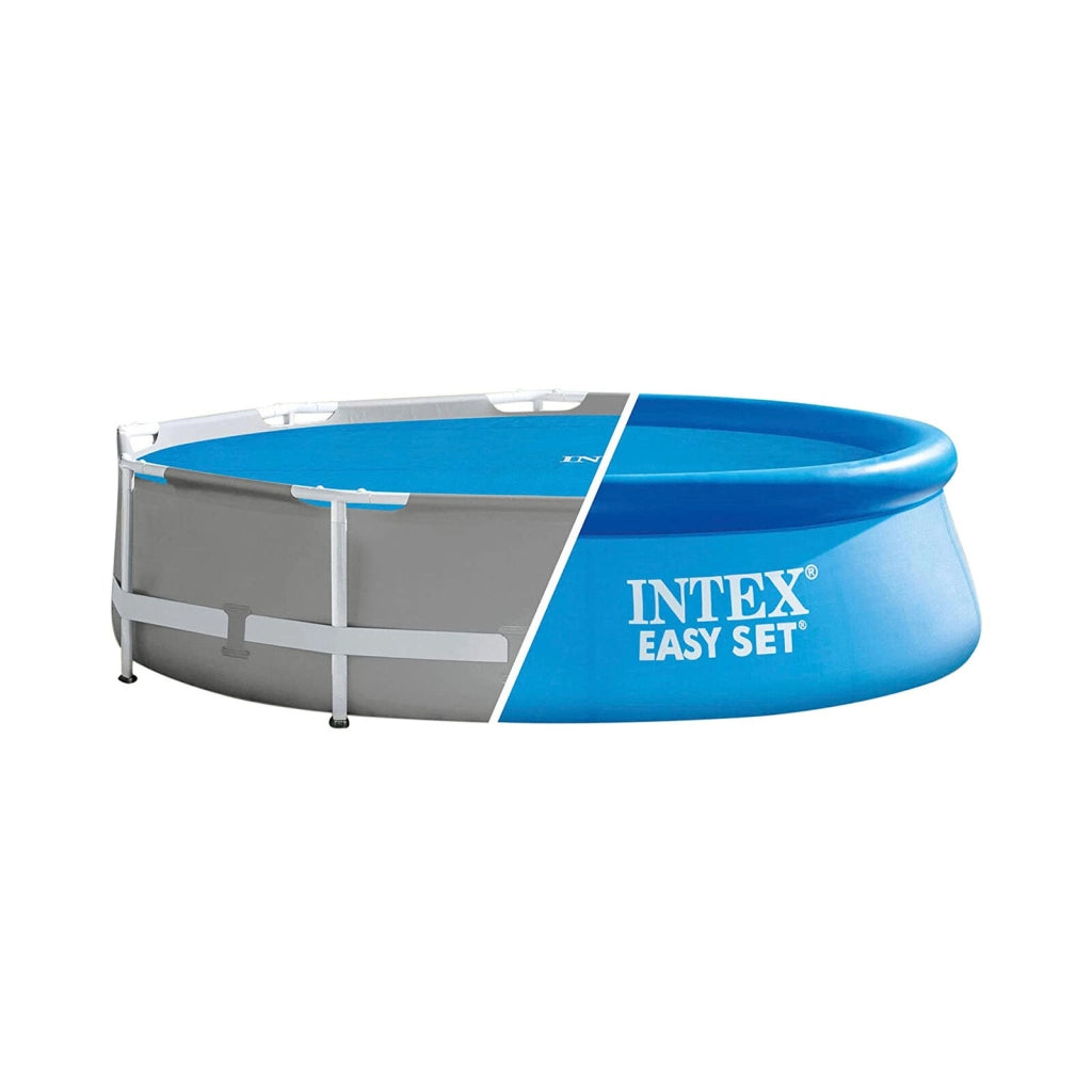 Intex Telo di Copertura Solare per Piscina Easy Frame 457 cm Spessore 160 Micron Dimensioni di Produzione: Circa 448 cm 28013 Blu Personalizzabile
