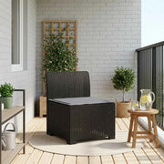 Divano da esterno-Divano da Giardino a 1 Posto con Cuscino Aspetto Rattan PP 436641