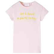 Maglietta da Bambina Rosa Tenue 140