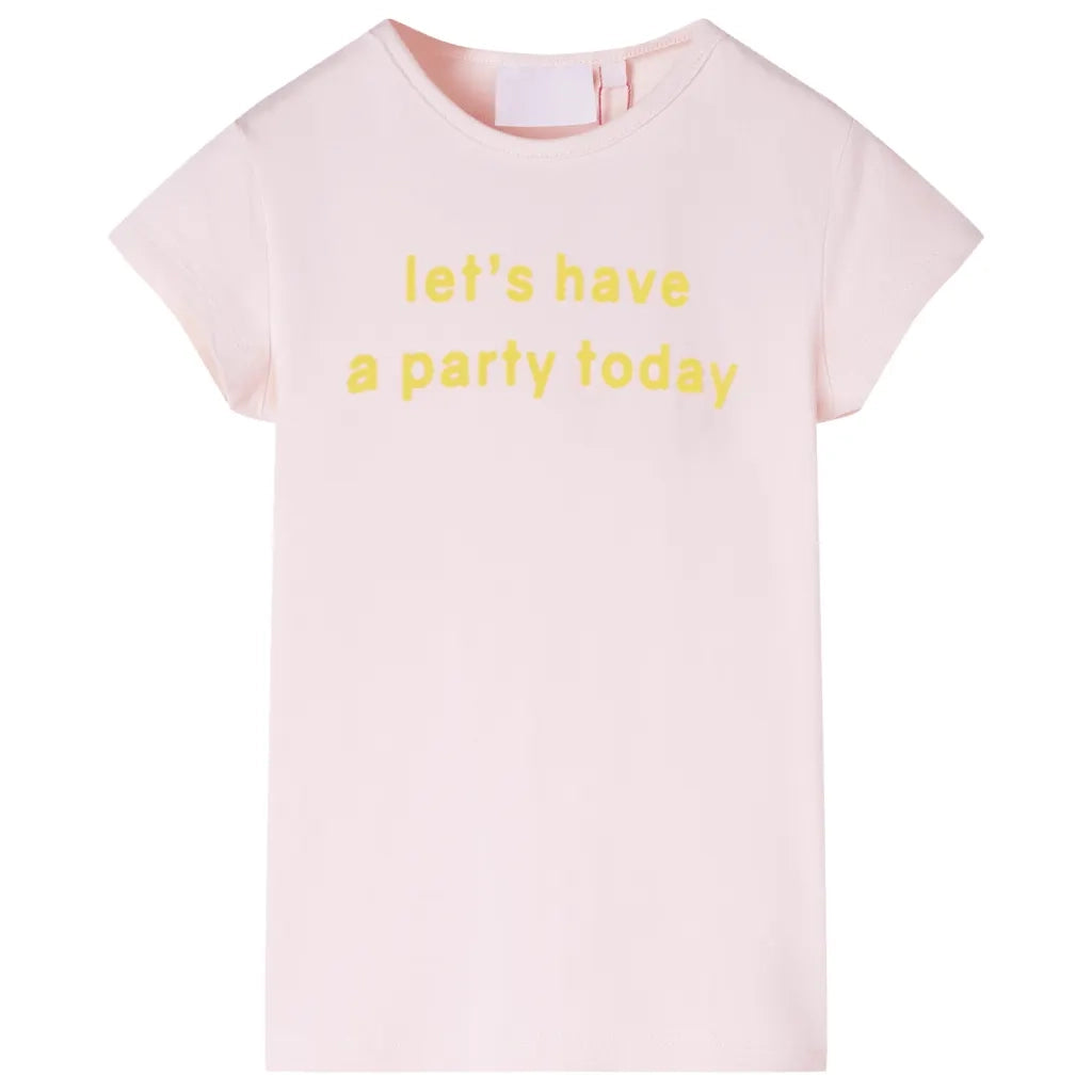 Maglietta da Bambina Rosa Tenue 140