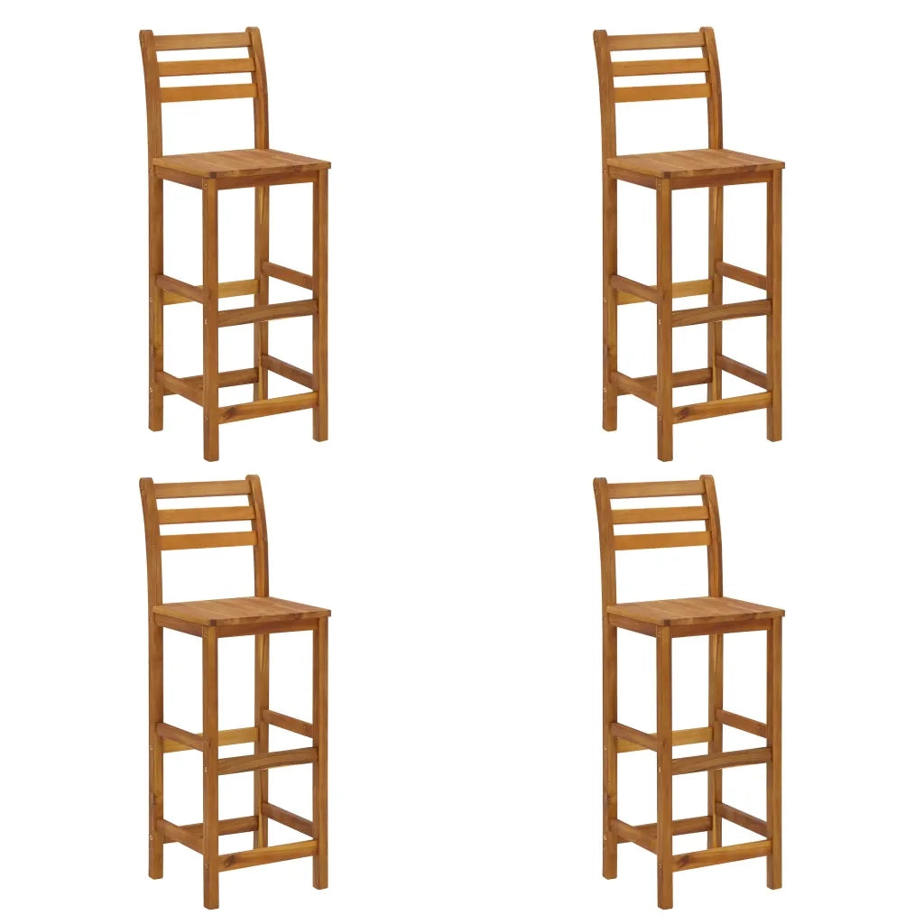 Set da Pranzo per Giardino 5 pz in Legno Massello di Acacia cod mxl 40040