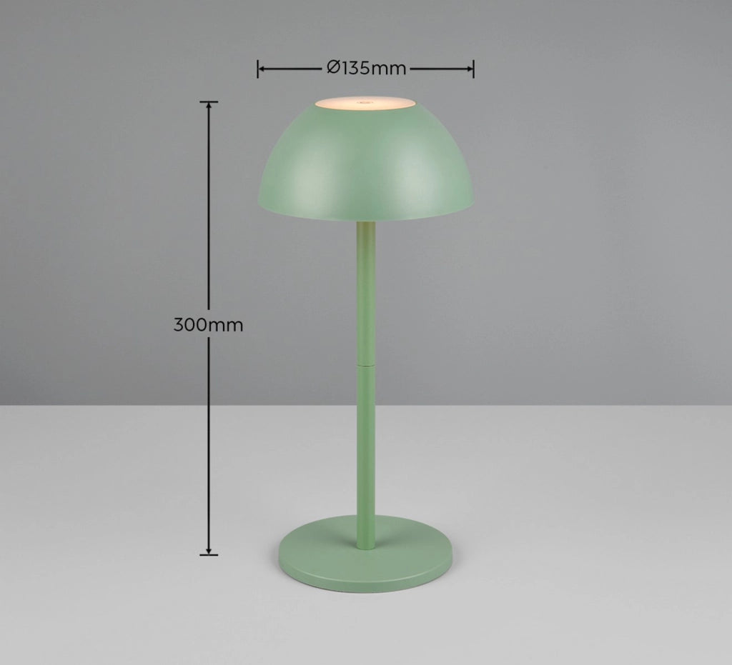 Lampada tavolo outdoor a batteria LED 2W Ricardo verde
