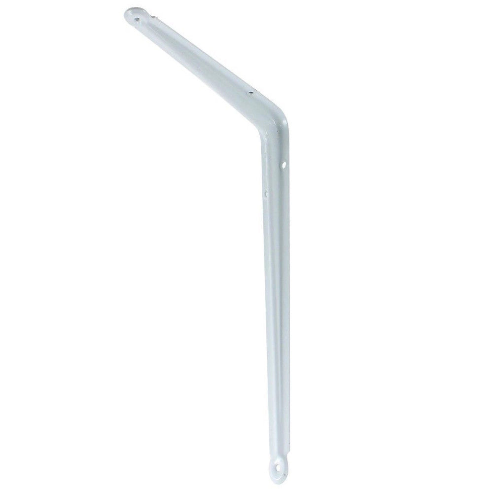 Trade Shop - Reggimensola Supporto Staffa Reggi Mensola In Metallo 25x30cm Bianca -