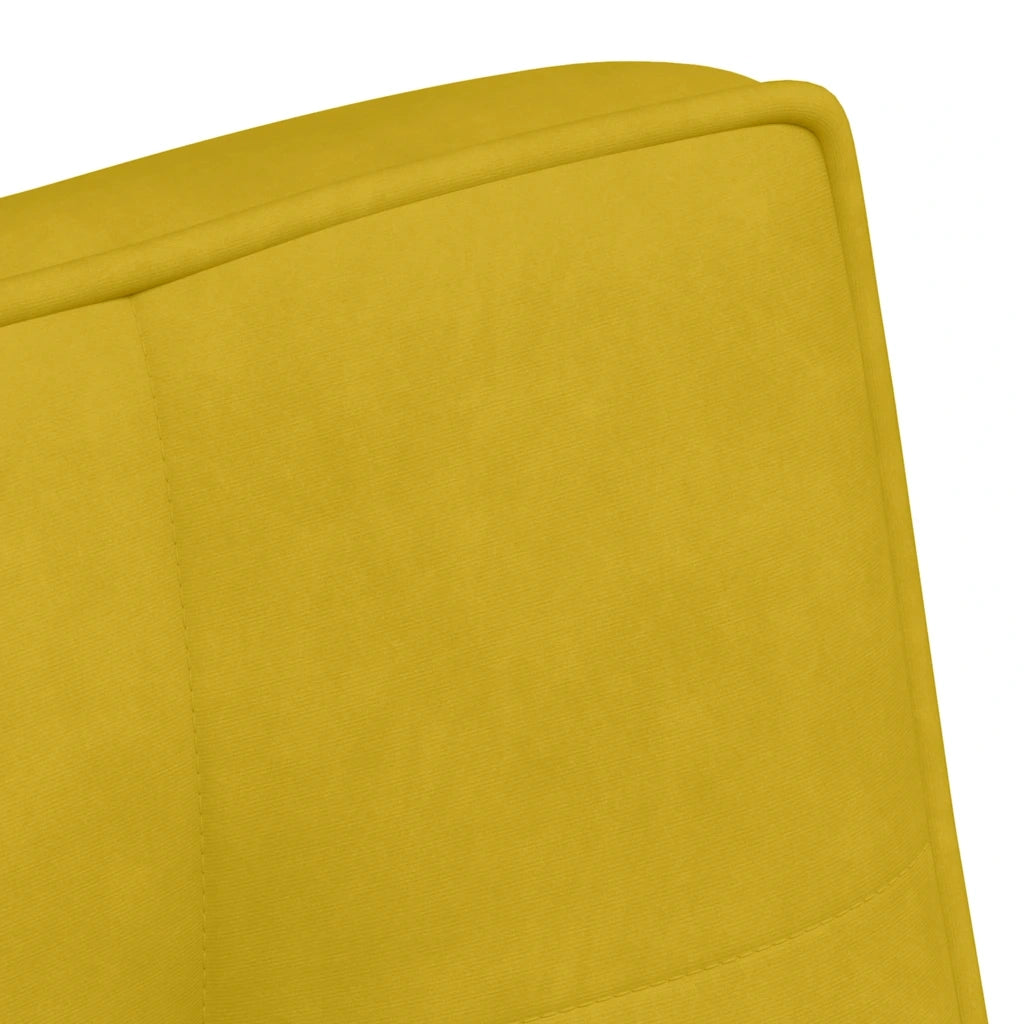 Panca Gialla 110x74x84 cm in Velluto CFW4668288