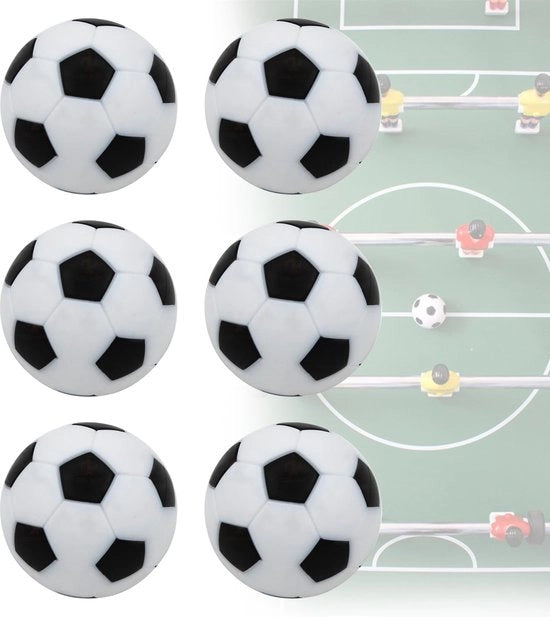 Set di 6 Palloni da Calcio da Tavolo Silenziosi da 23 mm