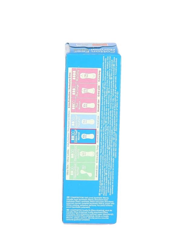 CAREFREE SALVASLIP COTTON FEEL NORMAL FRAGRANZA ALL'ALOE VERA SALVA SLIP DONNA 100% TRASPIRANTI 20 PZ