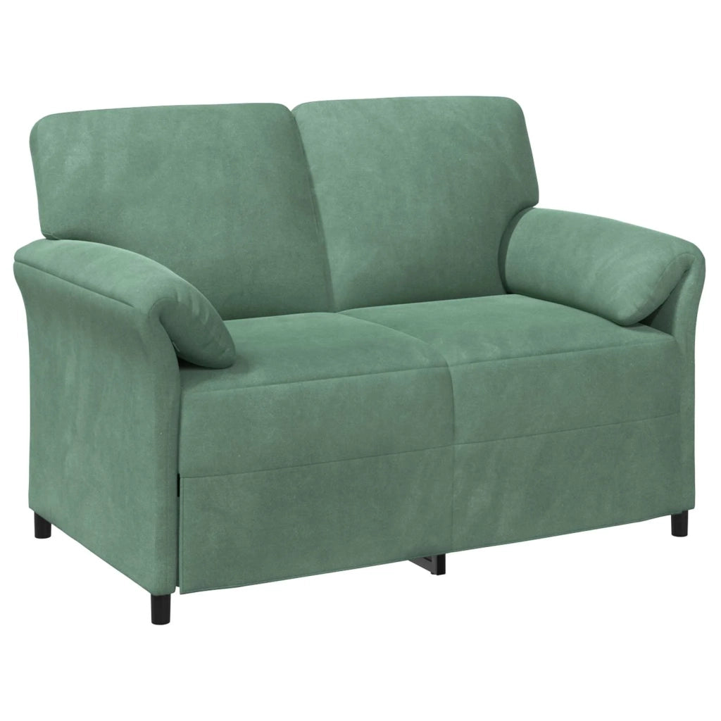 Set di divani 2 pz Verde Mare Velluto 3424896