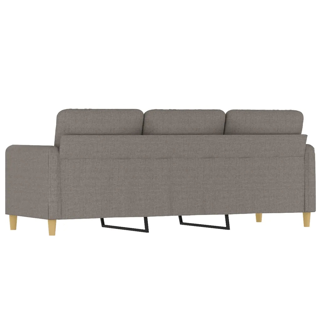 Divano a 3 Posti-Sofa 3 Posti Tortora 180 cm in Tessuto 185217