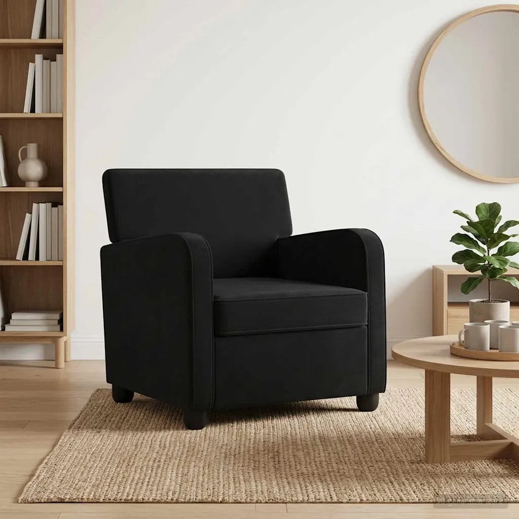 Poltrona Nero Velluto 42043418