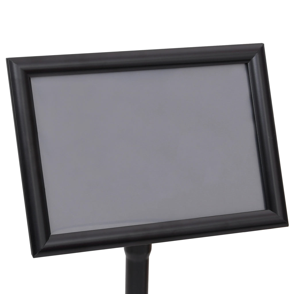 A3 Pedestal Poster Stands 2 pcs Alluminio Nero