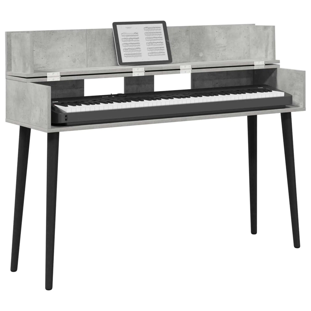Scrivania studio Grigio Cemento 110 x 40 x 19,5 cm 8006687