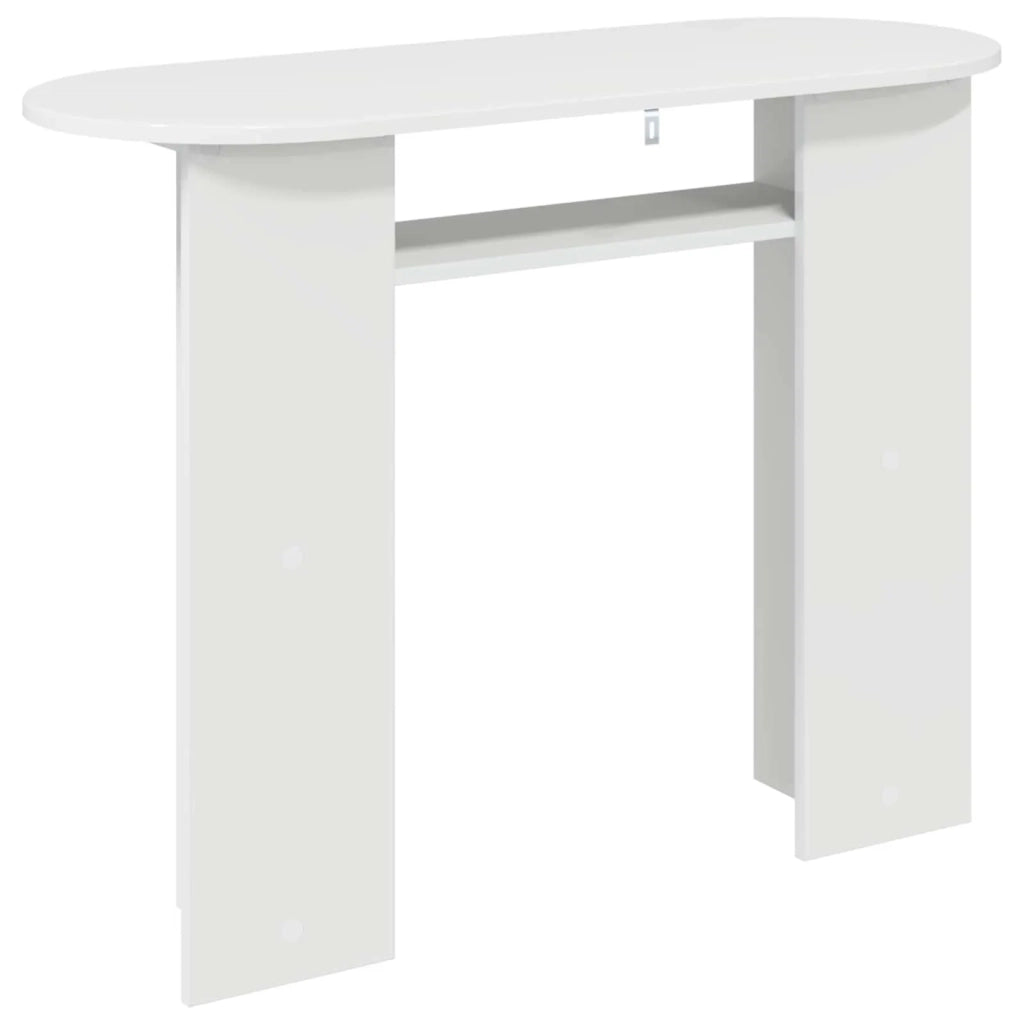 Tavolo consolle Bianco Lucido 100 x 39,5 x 75 cm 8001162