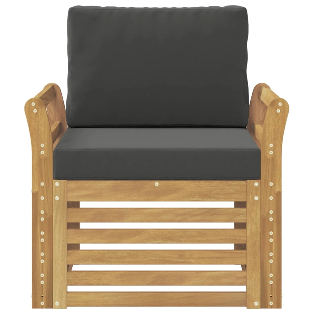 Set di divani da esterno-Sofa da giardino Poliestere Bianco 621131