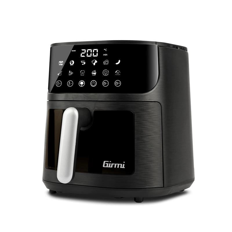 GIRMI FRIGGITRICE AD ARIA FG78 DISPLAY DIGITALE PIEDINI ANTISCIVOLO POTENZA 1500 W CAPIENZA 6 LT 28X37X29H CM
