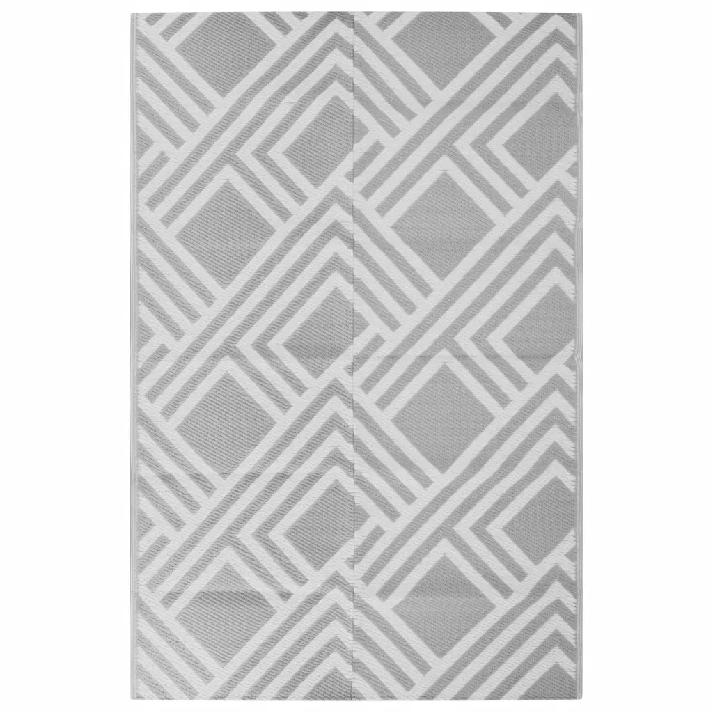 Tappeto da Esterni ARAKIL Grigio 190x290 cm in PP CFW7515127