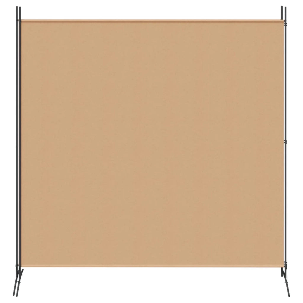 Divider Stanza a 2 Pannelli Beige 348 x 180 cm Tessuto 42039231