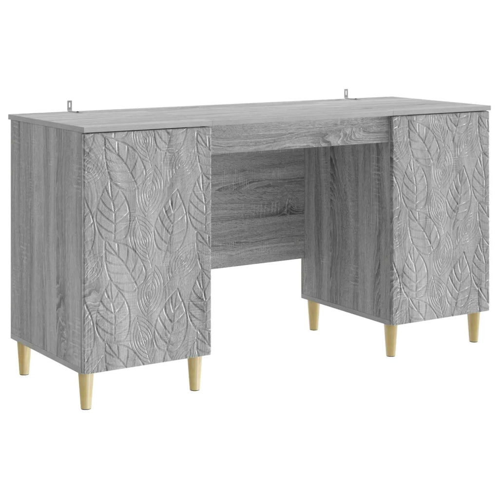 Scrivania Sonoma grigio 142,5 x 50 x 75 cm Legno ingegnerizzato 3414618