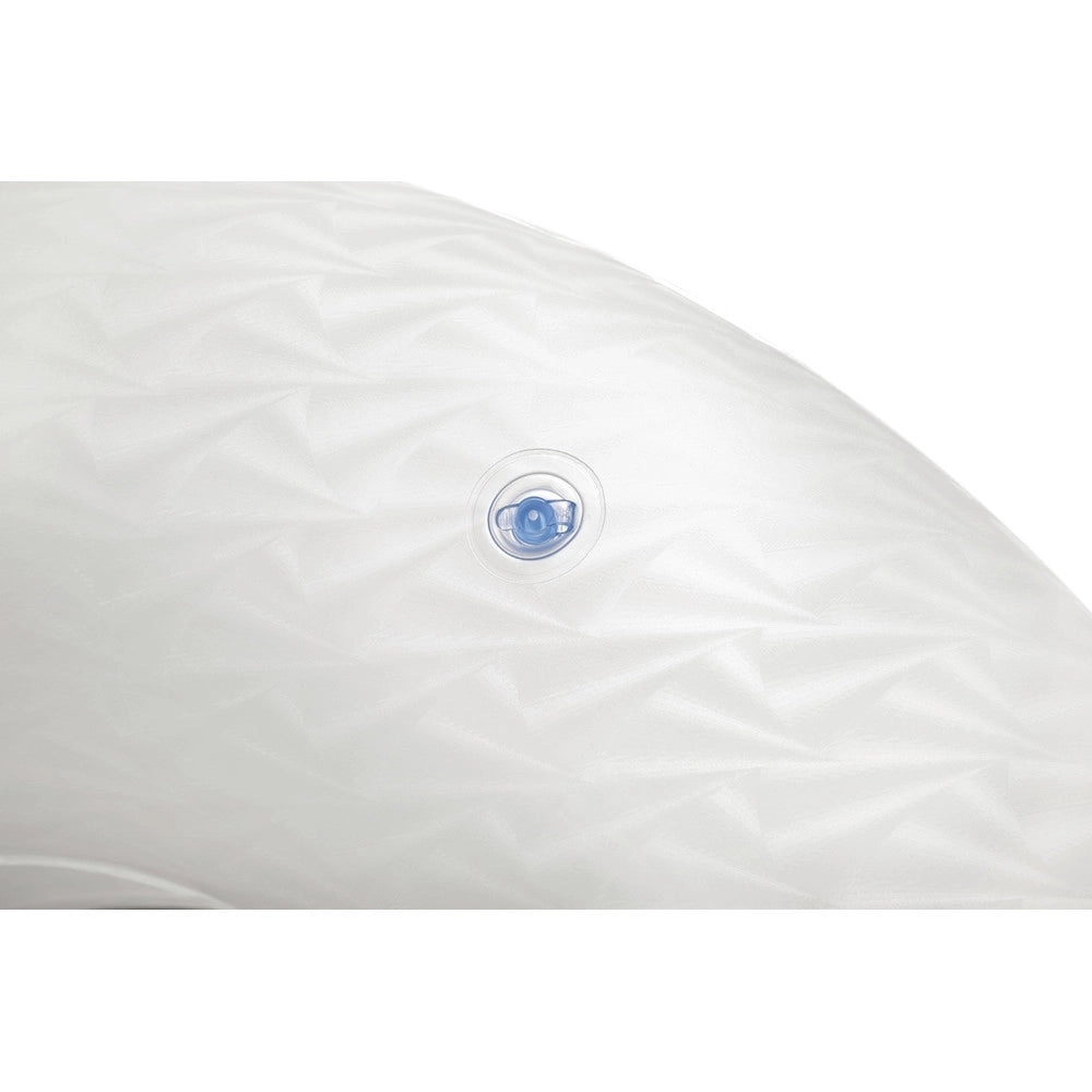 Trade Shop - Salvagente Gonfiabile Con Schienale Moon Dust 107cm Design Scintillante Piscina Mare 43923 -