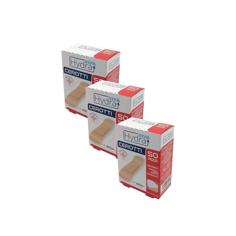 KIT SET 3 PZ HYDRA VIVA+ CEROTTI TRASPIRANTI A LUNGA DURATA IN CONFEZIONE