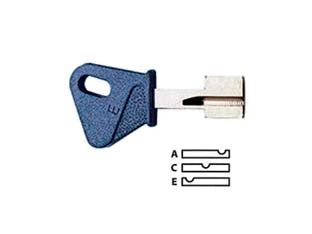 CHIAVI ORIGINALI MOTTURA A POMPA 92105- - gambo tipo C, (92105CBLUC) - 5 pezzi MOTTURA
