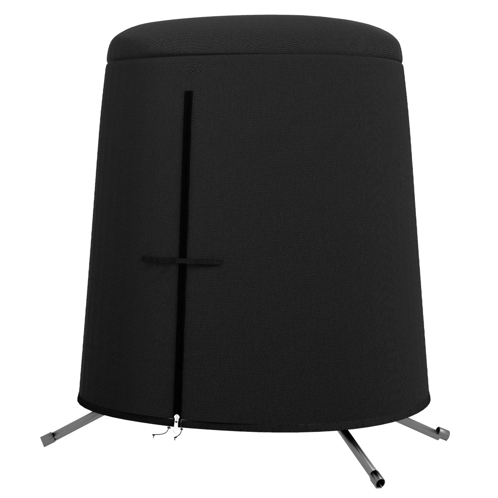 Coprimobili da esterno Coprimobili Telo per mobili protettivi Resistente alle intemperie 196cm x 196cm x 230cm Nero