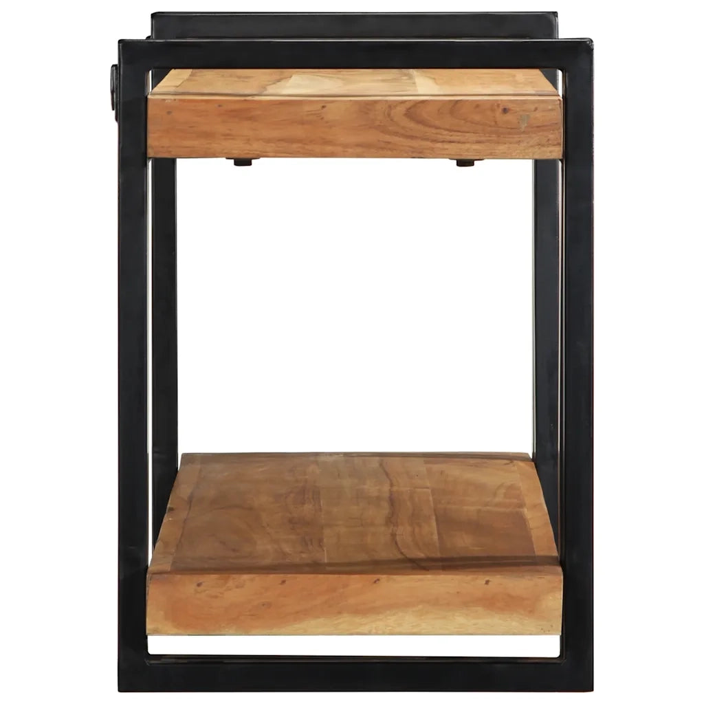 Mensola da Parete 90x33x45 cm Legno Massello di Acacia 4017487