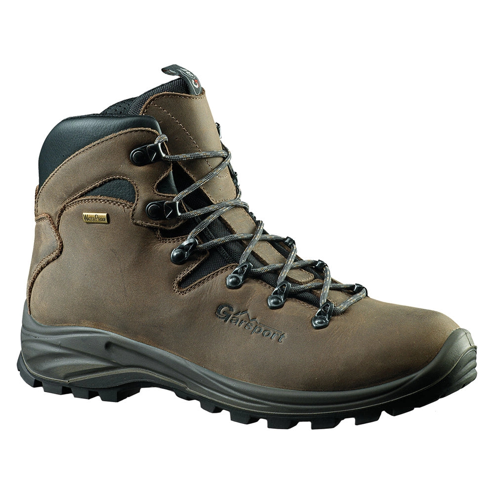 SCARPE PER TREKKING ALTE 'STELVIO TEX' N. 41 - marrone  - GARSPORT