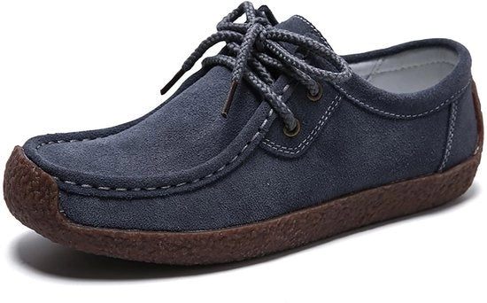 Mocassini Casual per Donna - Comfort - Slip-on - Gekleed - Tacco Basso - Modelli Sferici