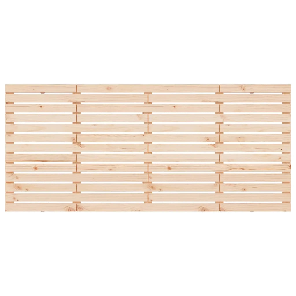 Testiera da Parete 186x3x91,5 cm in Legno Massello di Pino