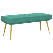 Panchina a doppio strato Turchese 120 x 45 x 46 cm Velluto 42038595