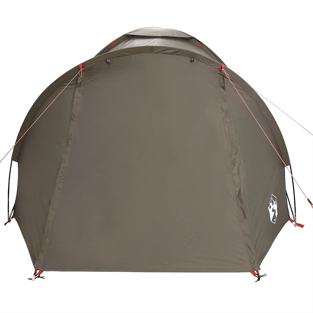 Tenda da Pesca per 2 Persone-Tenda da campeggio Marrone Impermeabile 989156