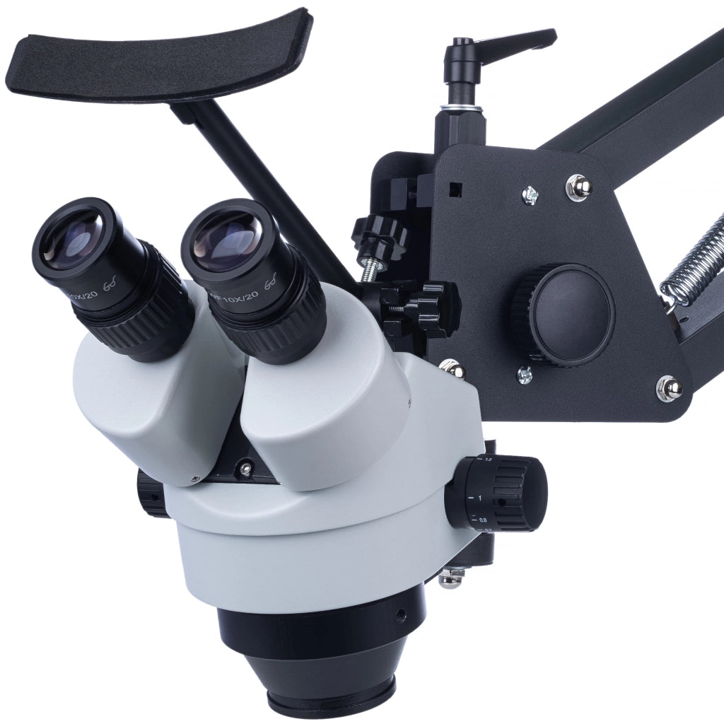 Microscopio Stereoscopico Binoculare Proxima Pro MSPP-B-WDMS2 – Oculare WF10x/20, Illuminazione LED 144, Zoom 7x–45x