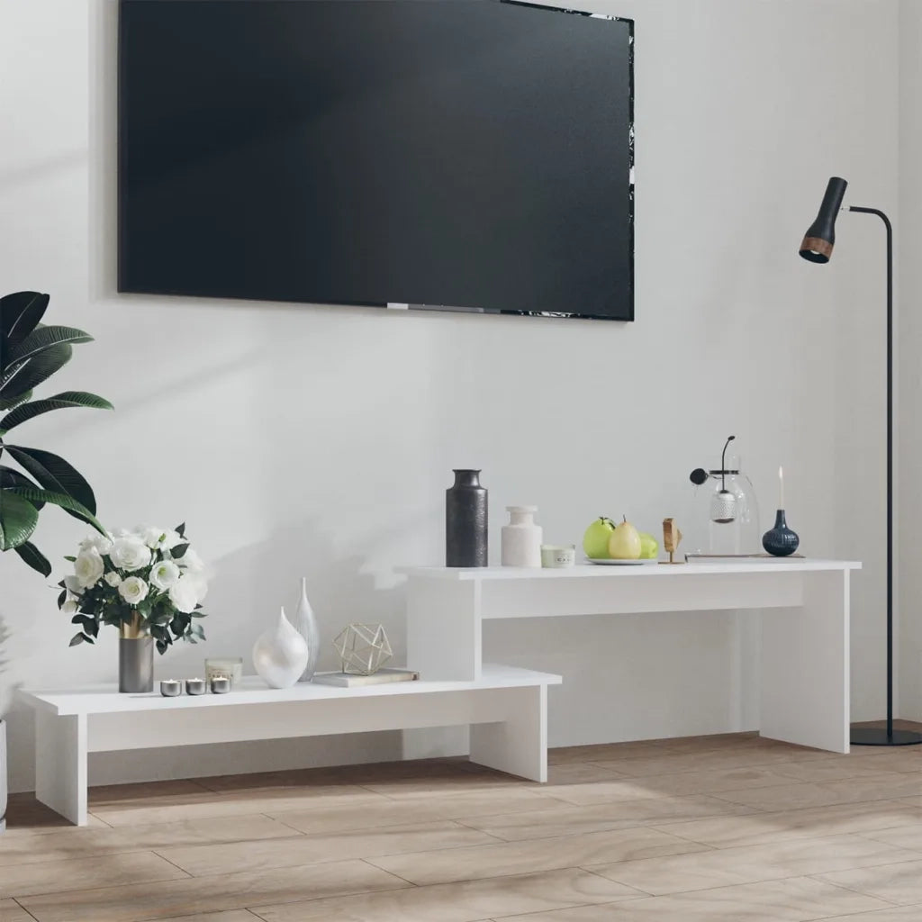 Mobile Porta TV Bianco 180x30x43 cm in Legno Multistrato 806265