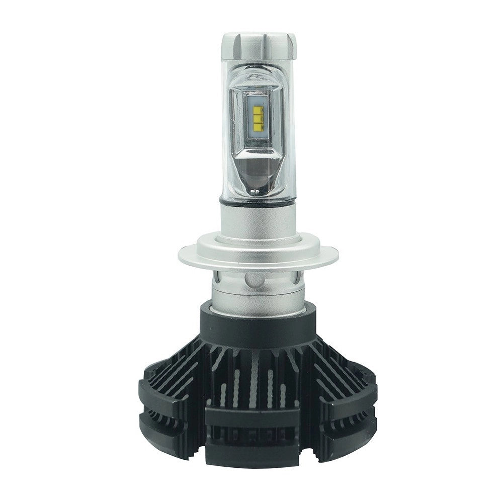 Trade Shop - Coppia Lampade Led Auto Fari H7 X3 Kit Lampadine 50w 6000 Lumen Ip67 -