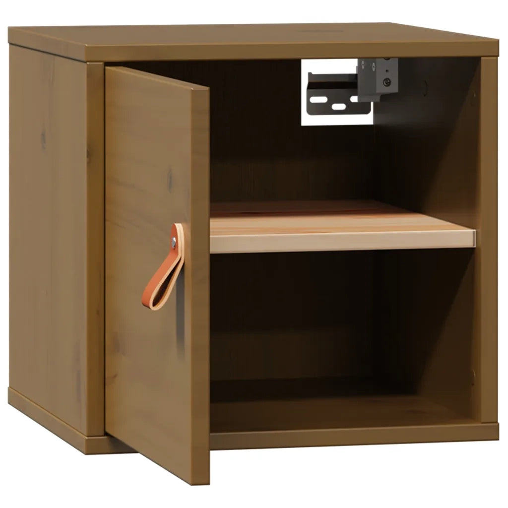 Pensile Marrone Miele 31,5x30x30 cm in Legno Massello di Pino cod mxl 33014