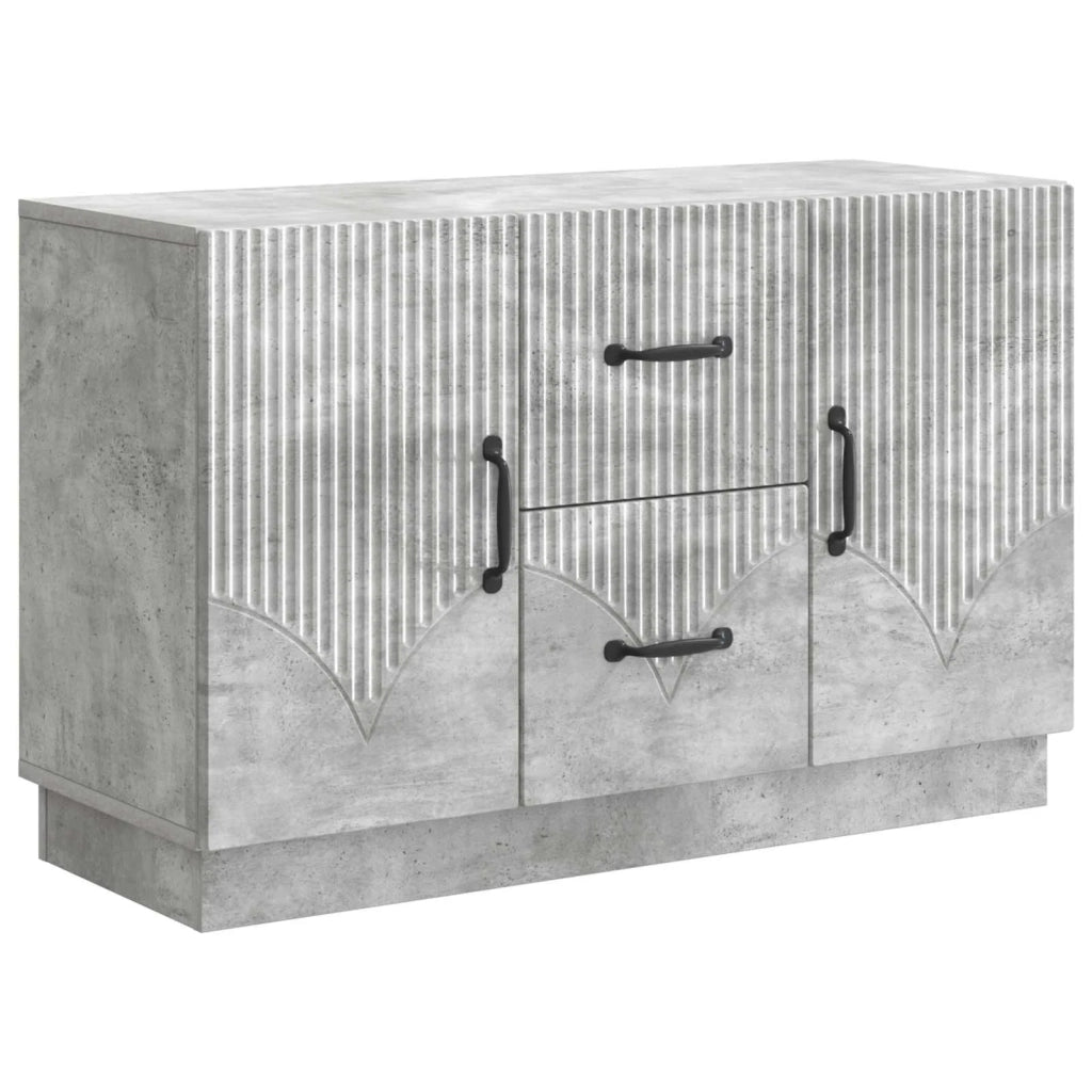 Credenza Grigio Cemento 89 x 34,5 x 57 cm Legno ingegnerizzato