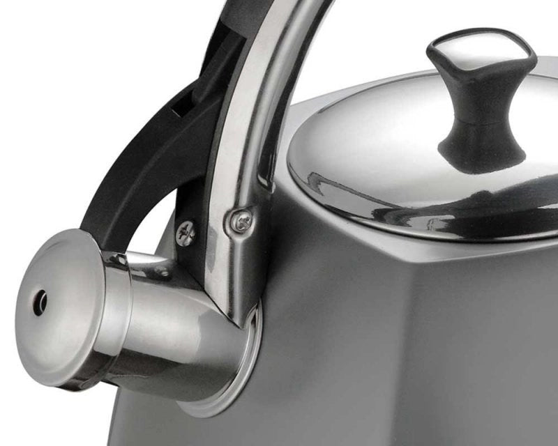 Klausberg KB-7411 Bollitore a fischio in acciaio inossidabile da 2,2 l per tutti i fornelli