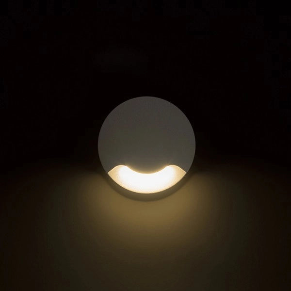 Plafoniera KICK I da incasso bianco 230V LED 3W IP54 3000K