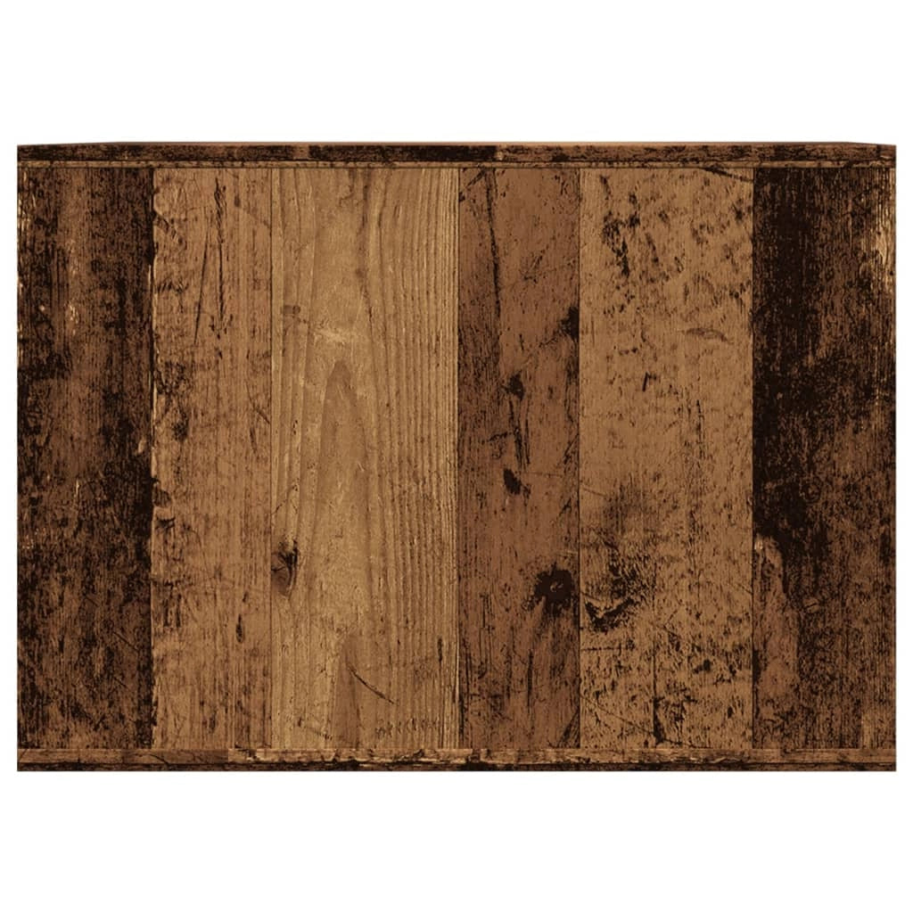 Mobiletto per lettiera per gatti legno vecchio legno marrone ingegnerizzato 02_0043346
