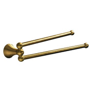 Portasalviette GEDY linea Romance doppio braccio a snodo Bronzo