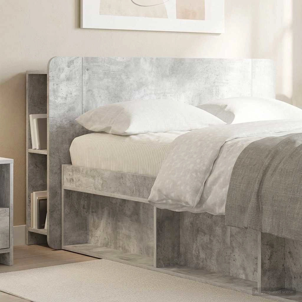 Testata del letto Grigio Cemento Legno ingegnerizzato 8001204