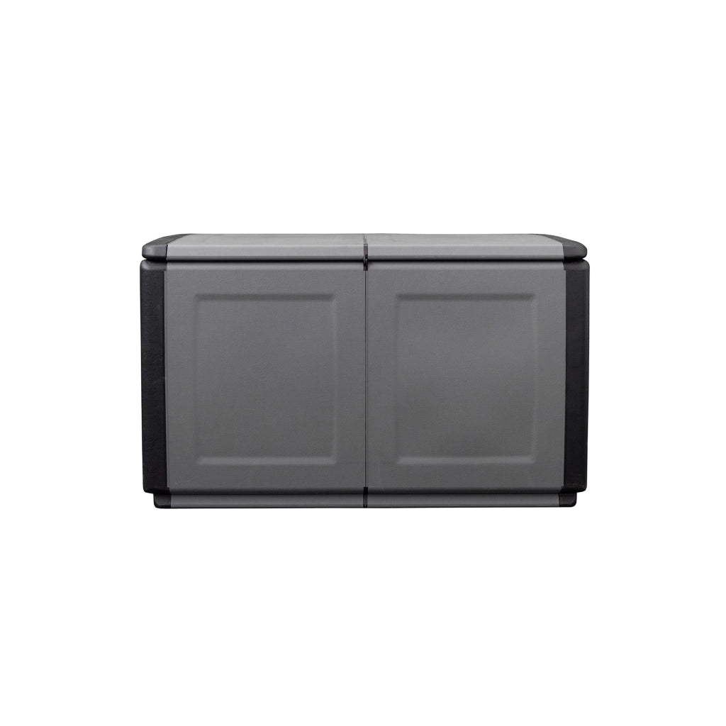BAULE PORTATUTTO cm  96 x 53 x H 57 - GRIGIO/NERO  - ARTPLAST