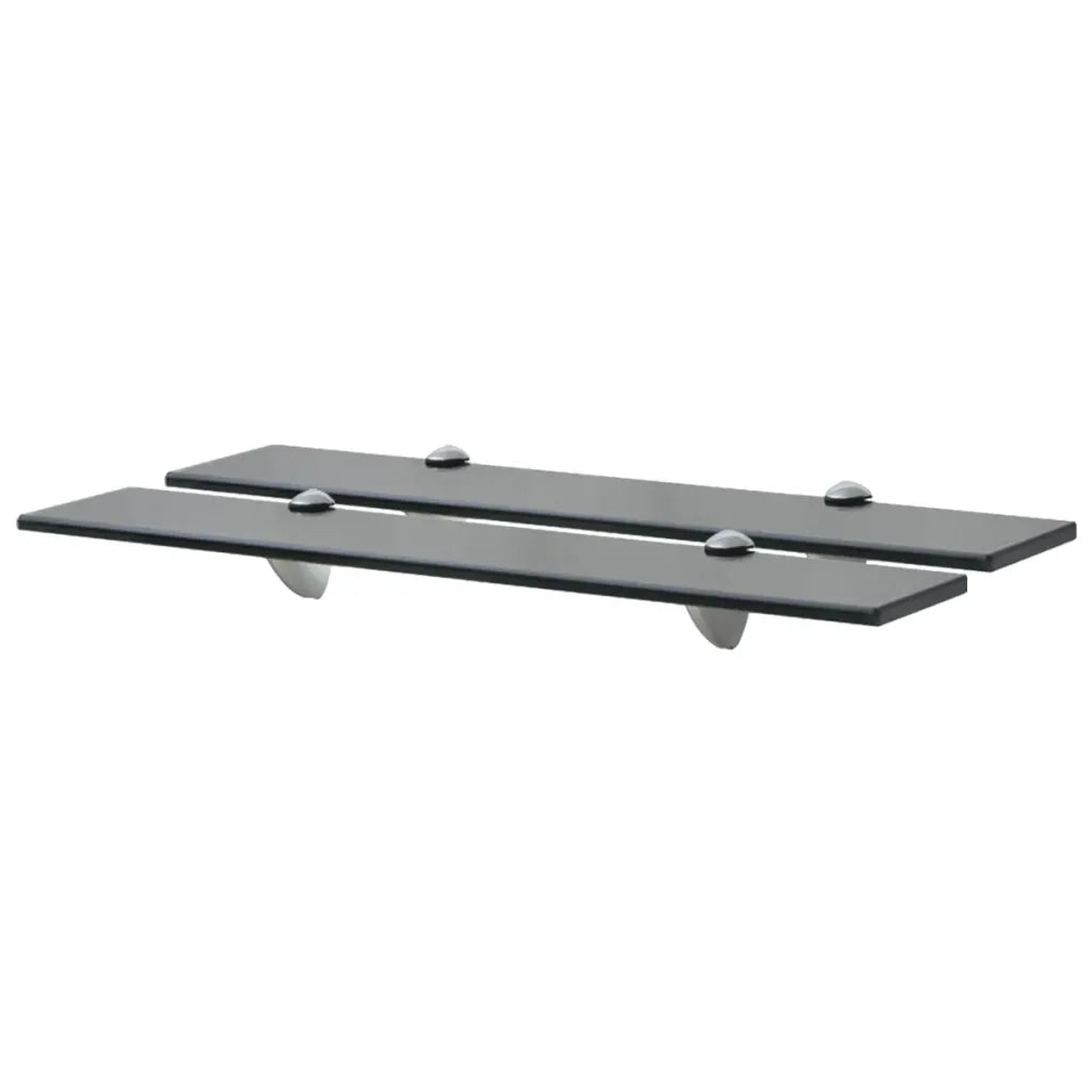 Mensole Galleggianti 2 pz in Vetro 60x20 cm 8 mm cod mxl 33621