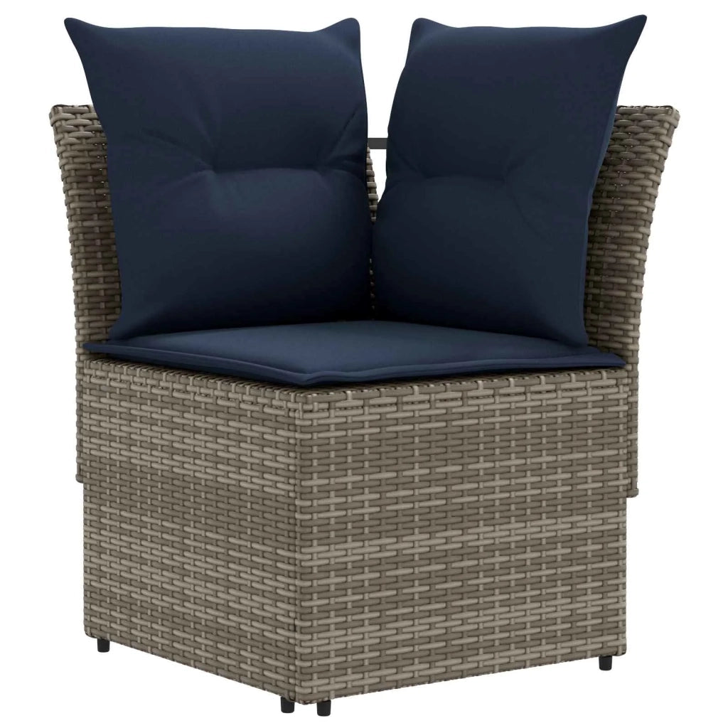 2 pz Divano con braccioli da giardino con divano angolare 42025374