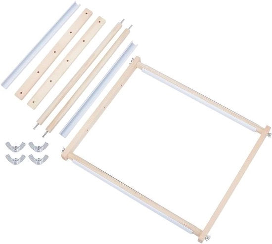 Quadro da Cucito in Legno con Fermo Cucito a Croce e Cucito a Croce per Cucito e Ricamo (Minimaal 108 caratteri)