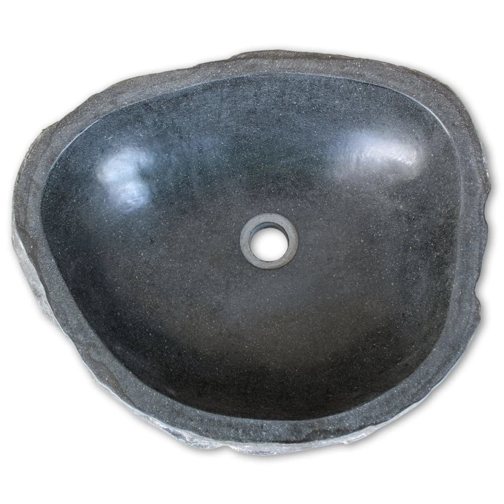 Lavabo ovale in pietra di fiume 46-52 cm 02_0002653